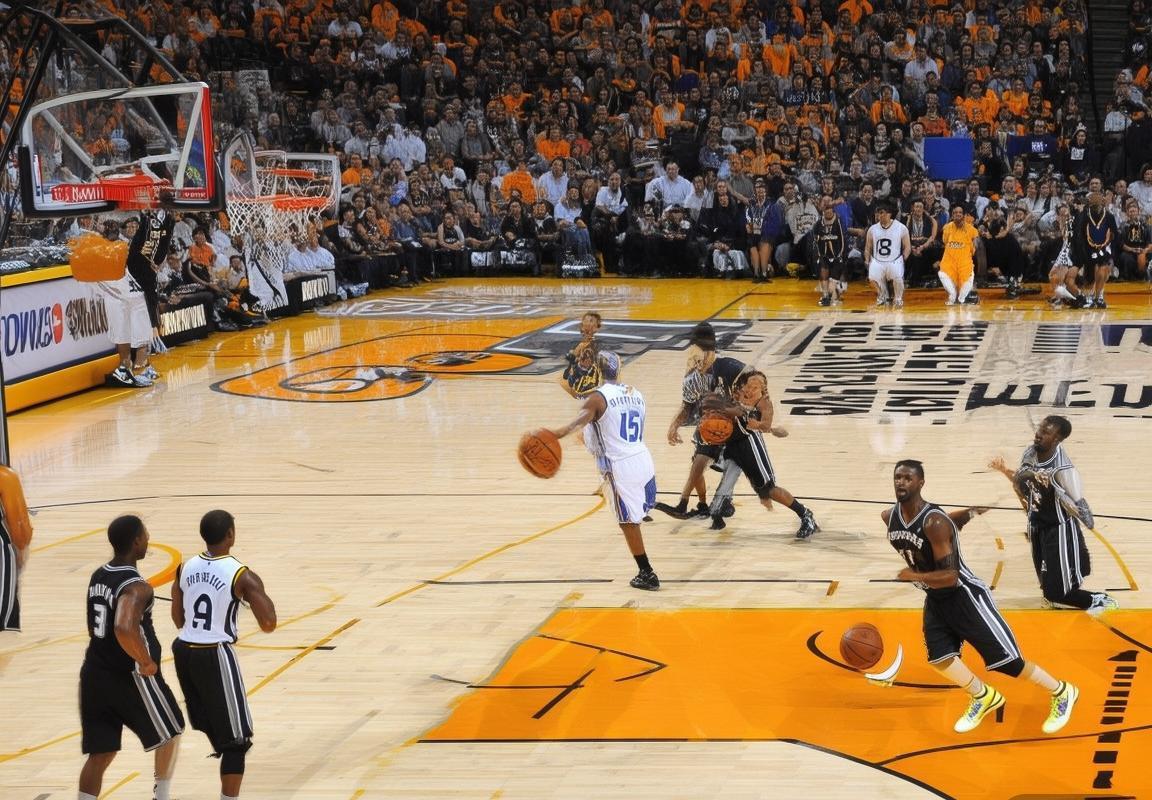 2012-2013赛季NBA勇士对马刺巅峰对决：火花四溅的篮球传奇(图4)